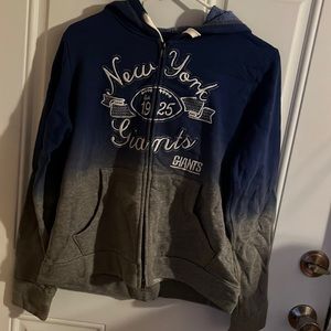 Women’s zip up NY Giants hoodie. Never worn. Just took out of package for pic.